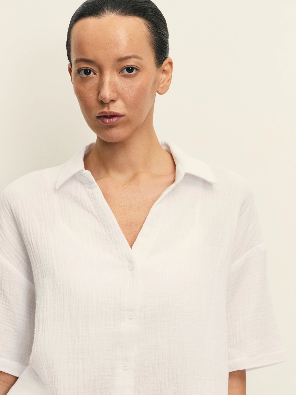 Домашняя рубашка с коротким рукавом / Zarina  фото 7