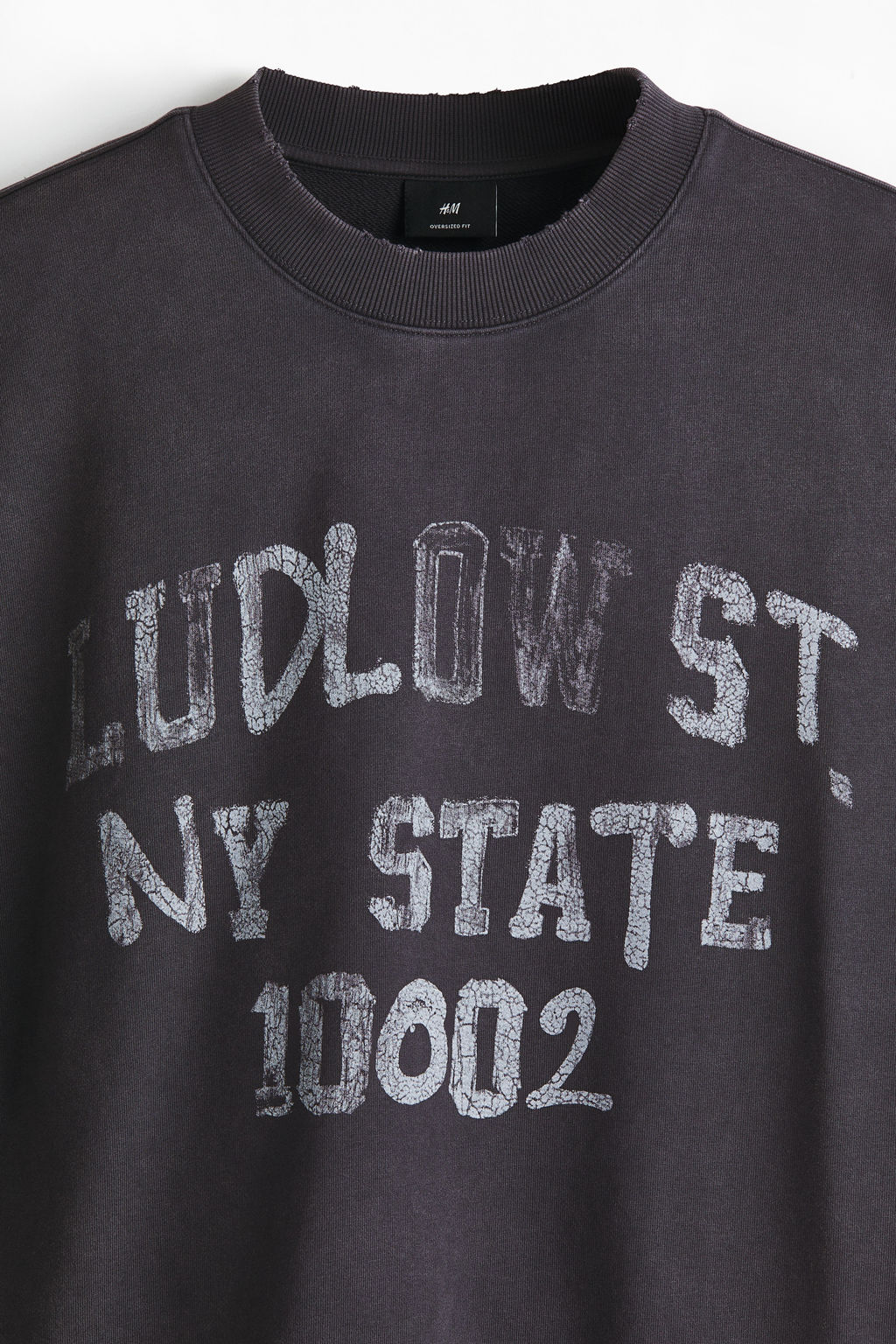 Sudadera estampada Oversized Fit - H&m фото 3