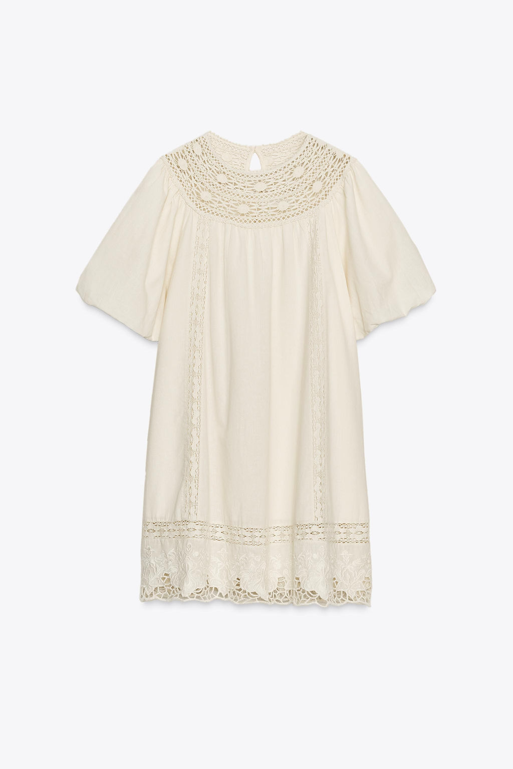 ZW COLLECTION EMBROIDERED SHORT DRESS - Zara фото 12