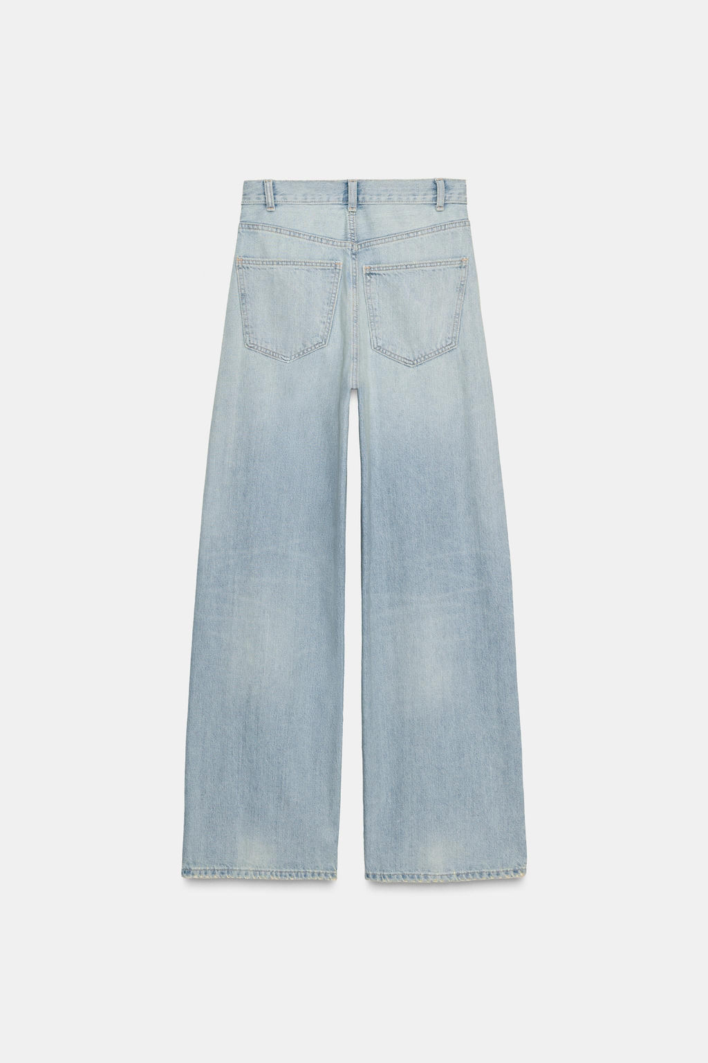 JEANS TRF EXTRA WIDE LEG TIRO ALTO / Azul agua - Zara фото 8
