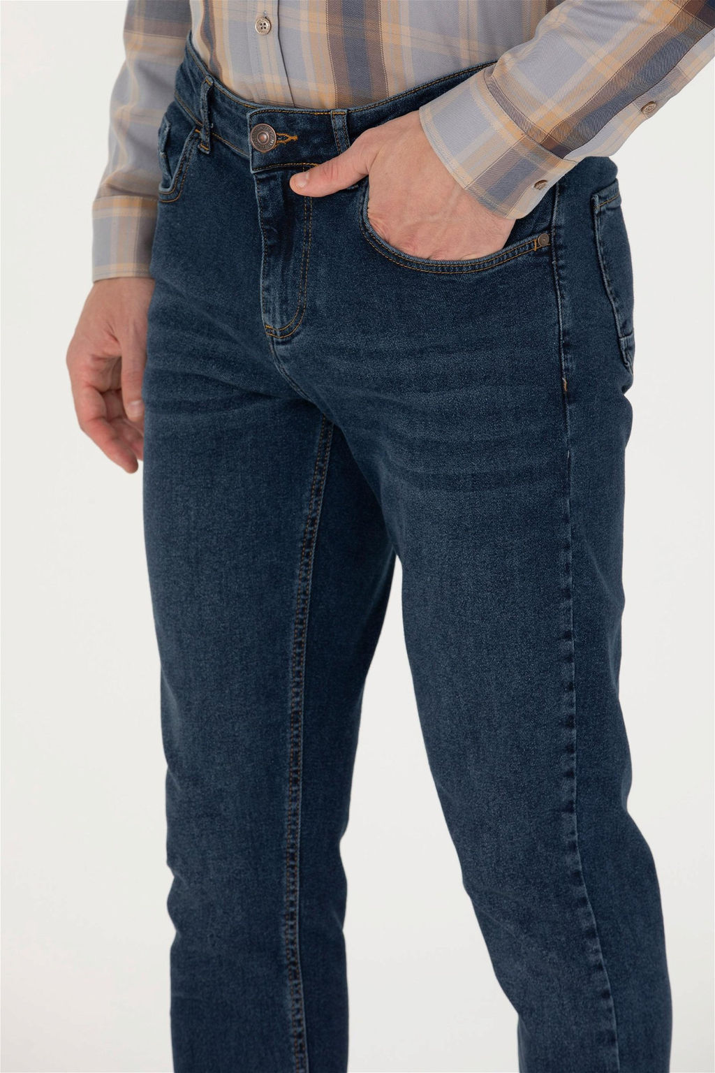 Мужские синие джинсовые брюки - U.s. polo assn фото 6