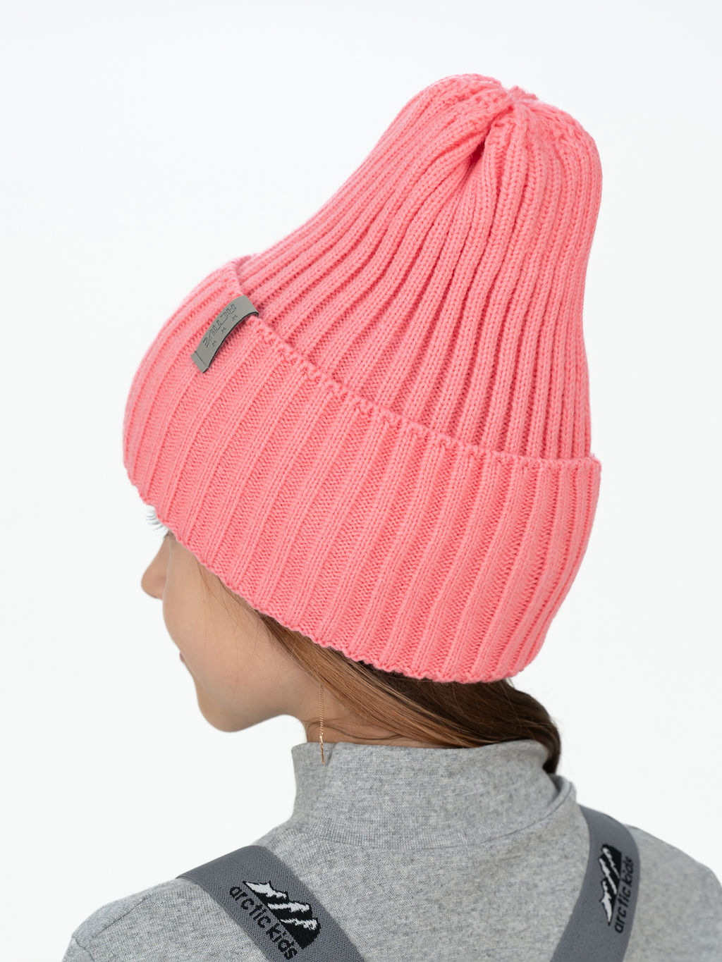 Шапка вязаная детская фламинго Ш-120 (56-58)