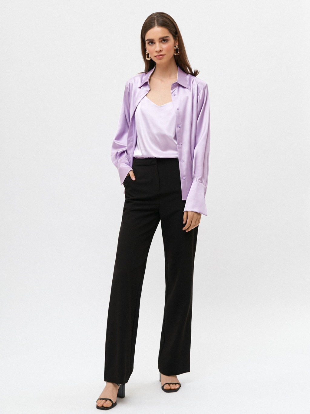 Conso/PR 200425 - lilac Блуза фото 7