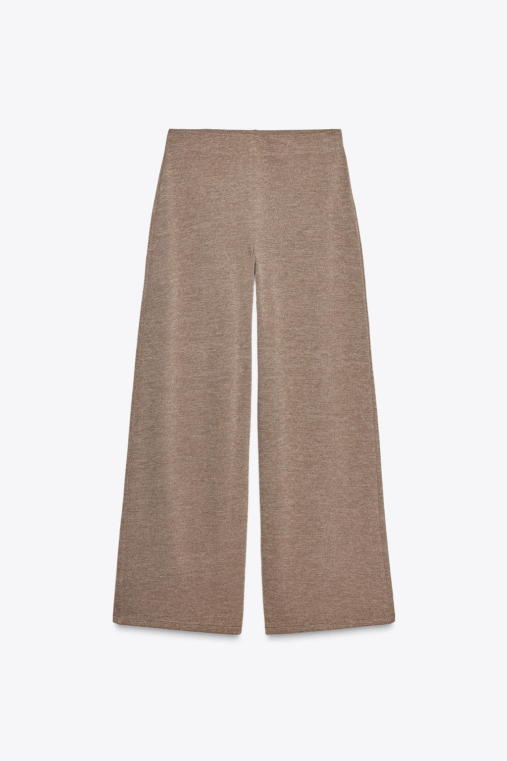 TEXTURED WIDE-LEG TROUSERS - Zara фото 17