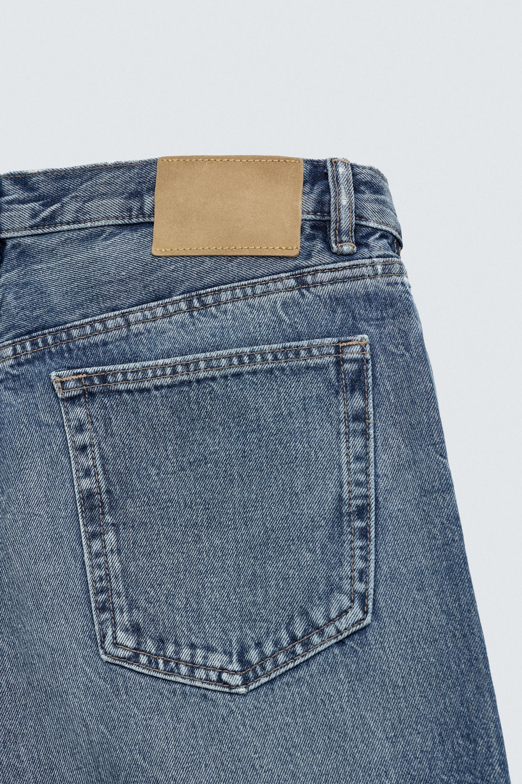 BERMUDA DENIM STRAIGHT FIT / Azul - Zara фото 11