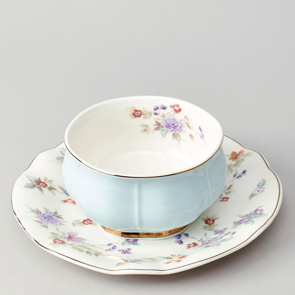 НАБОР ДЛЯ ЗАВТРАКА LEFARD ВРЕМЕНА ГОДА 2 ПР. 440 МЛ ГОЛУБОЙ  фото 4