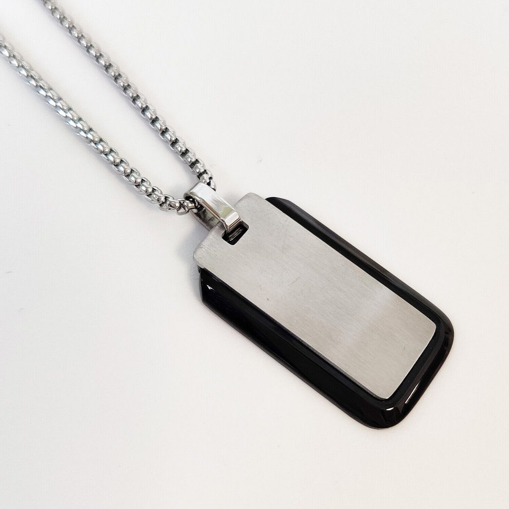 Кулон из стали на цепочке