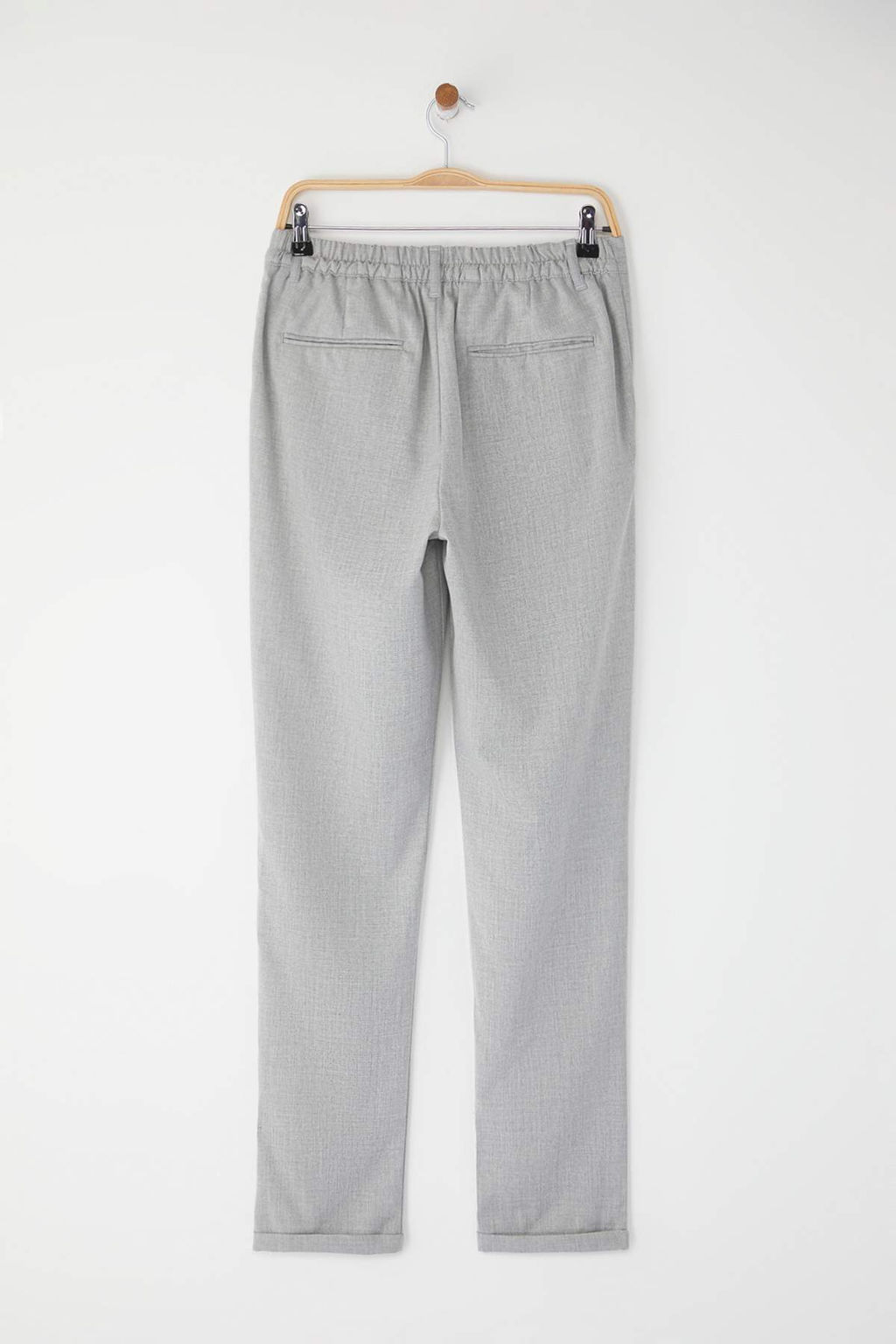 TRENDYOL MAN Siyah Italyan Kesim Pileli Klasik Duble Paca Kumas Pantolon TMNSS24PL00022 - Trendyolmilla фото 11