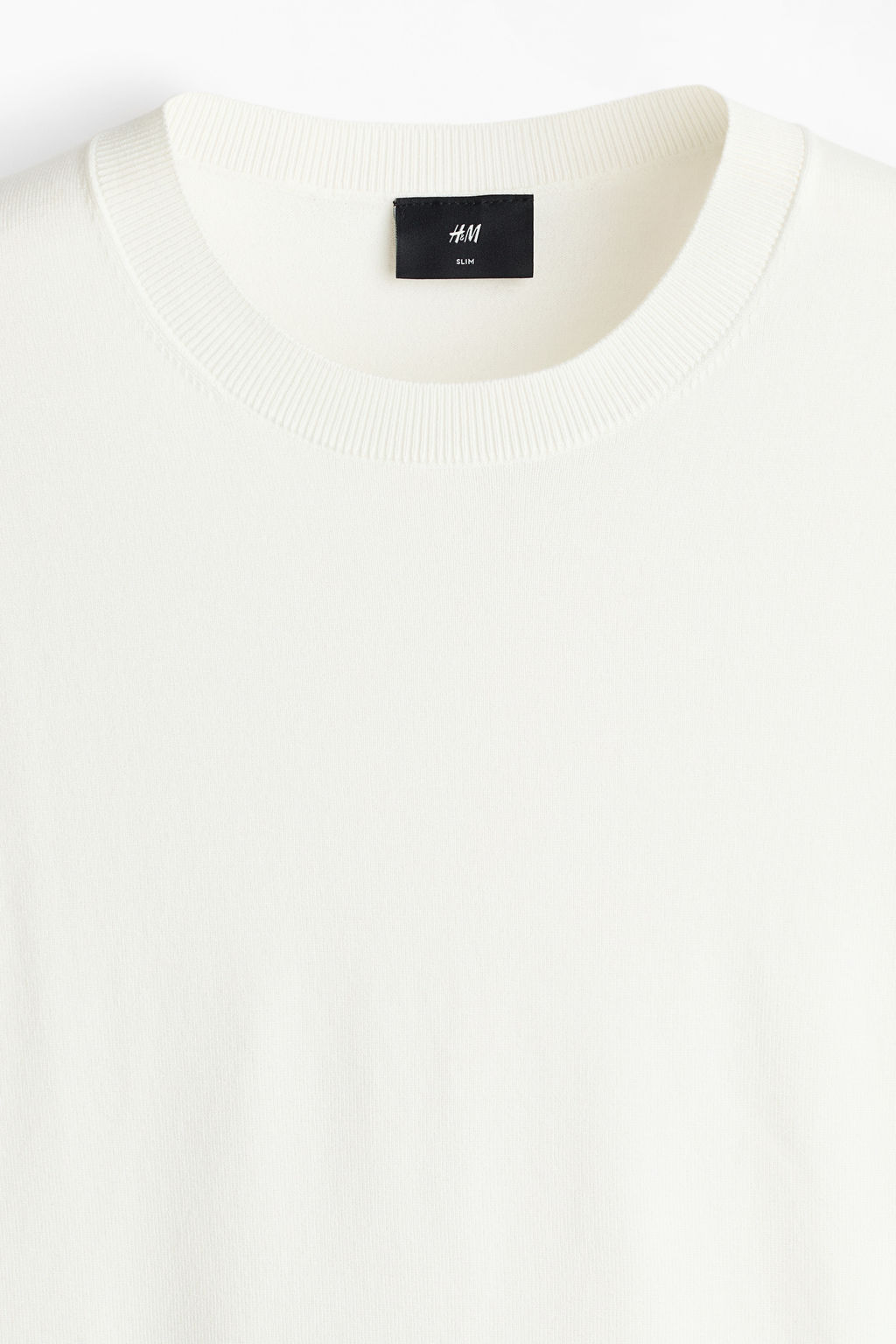 Camiseta de punto Slim Fit - H&m фото 9