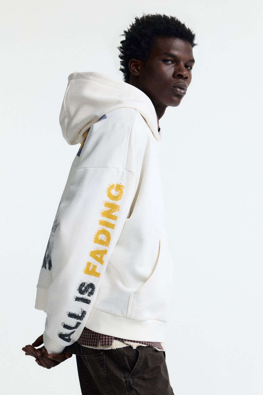 Sudadera con capucha y estampado Oversized Fit - H&m фото 6