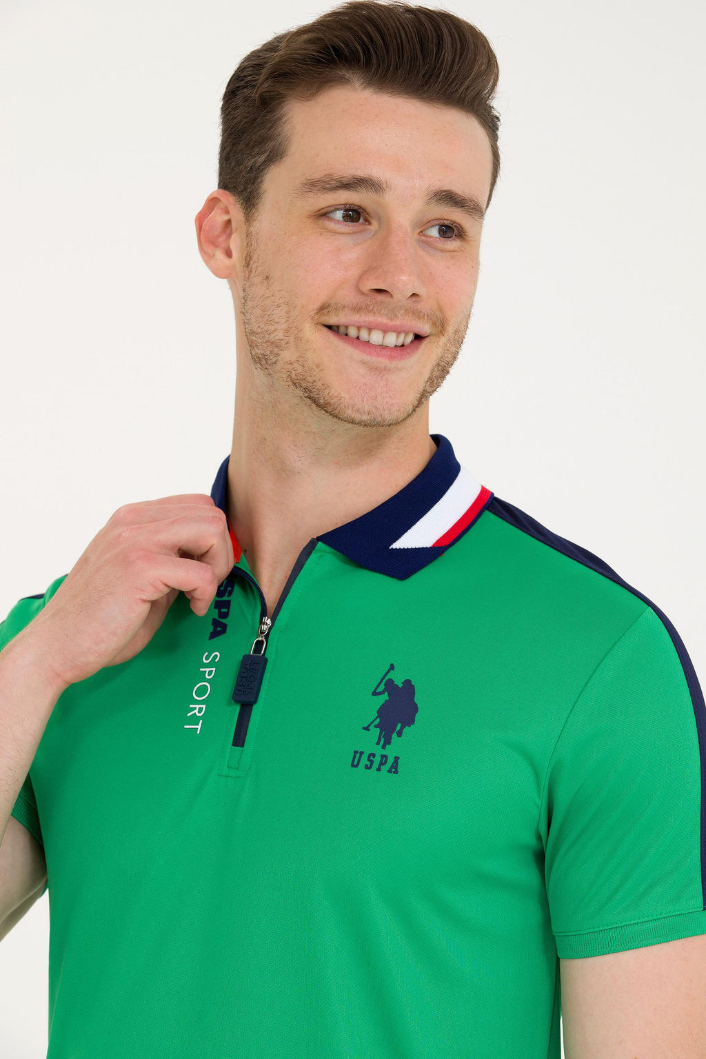 Мужская зеленая футболка - U.s. polo assn фото 16