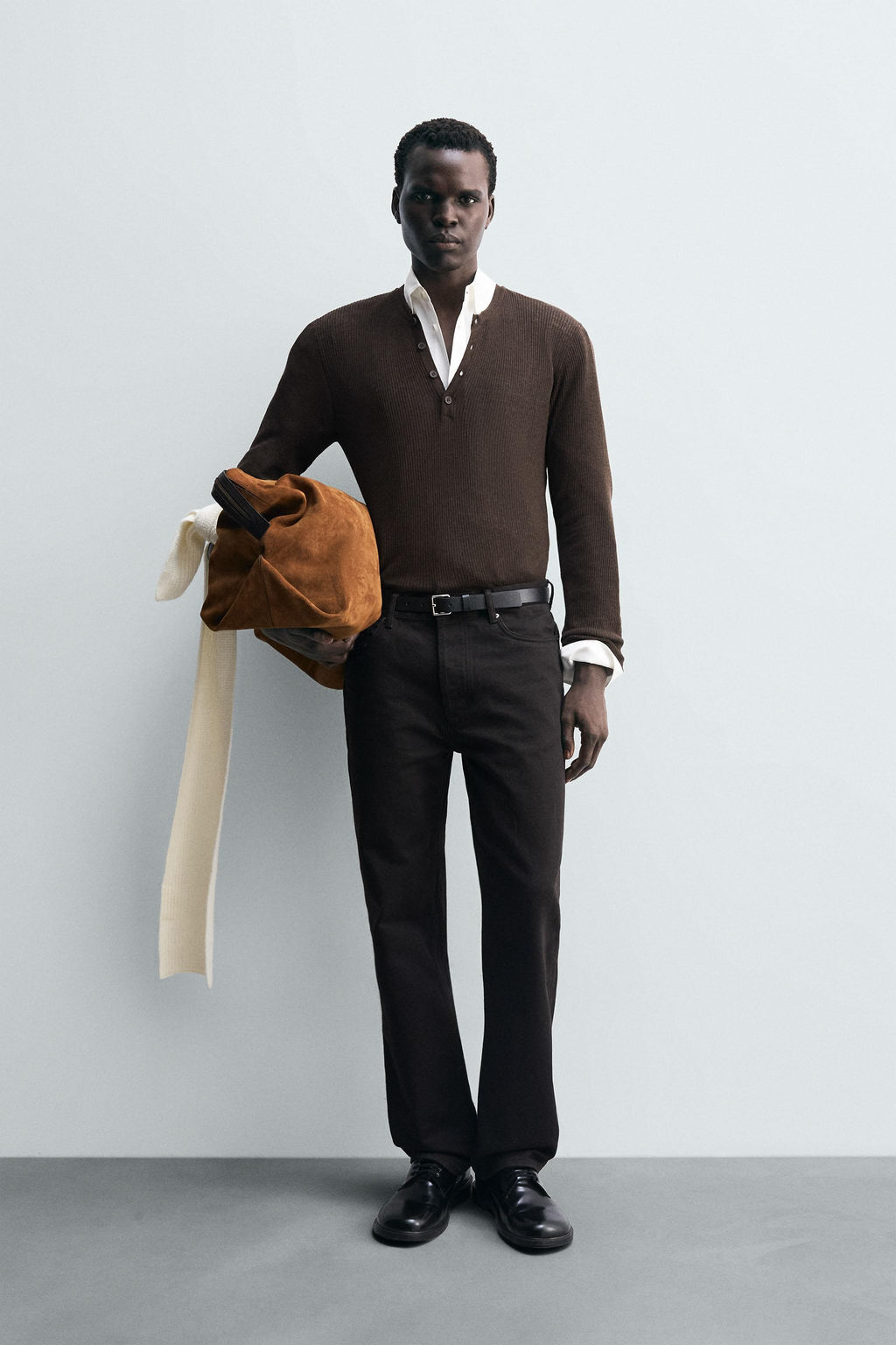 LIGHTWEIGHT HENLEY SWEATER