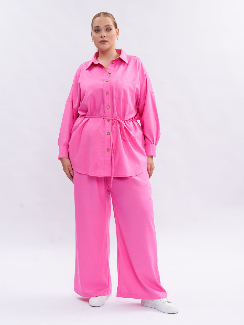 Рубашка льняная TBL28352PIN36 - Артесса фото 9