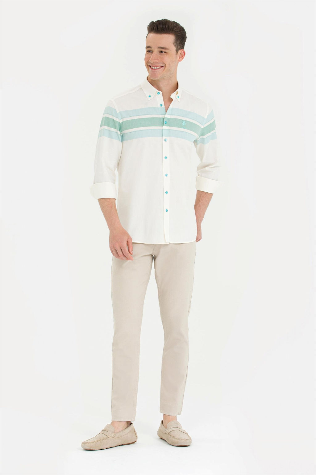 Мужские брюки из парусины с каменным узором Неожиданная скидка в корзине - U.s. polo assn фото 8