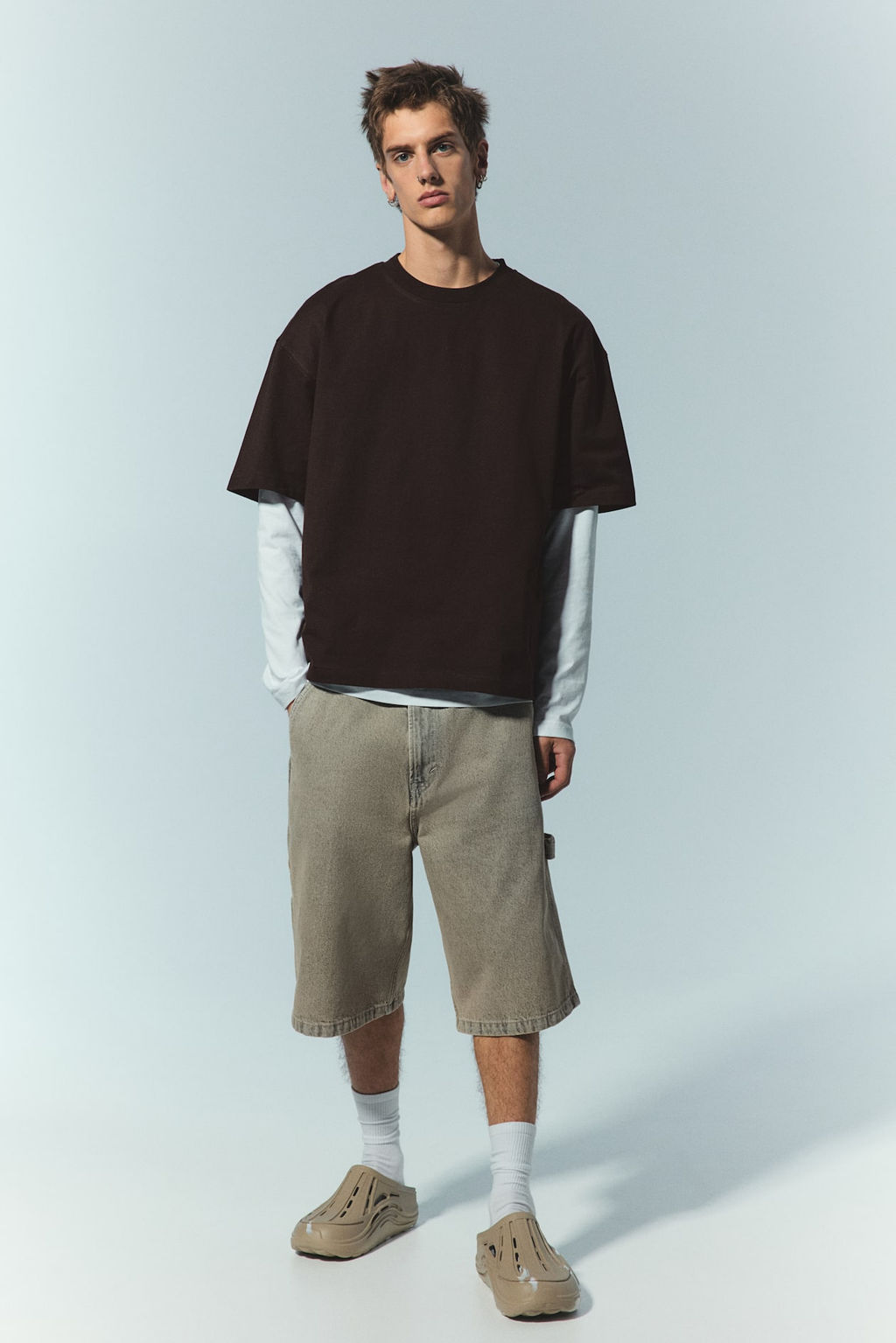 Camiseta de algodon Oversized Fit - H&m фото 4