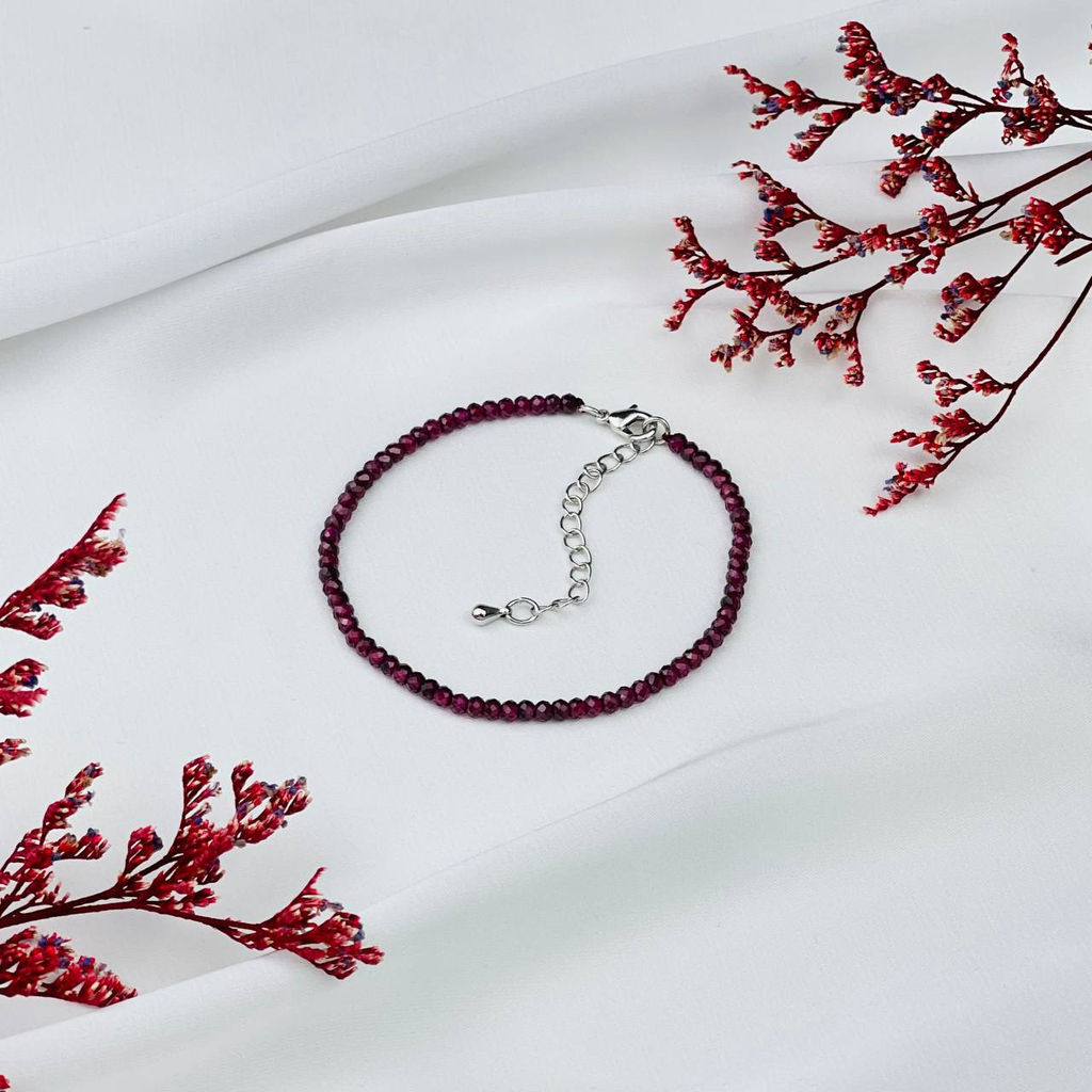 Браслет из Граната (Альмандин) 18 см +