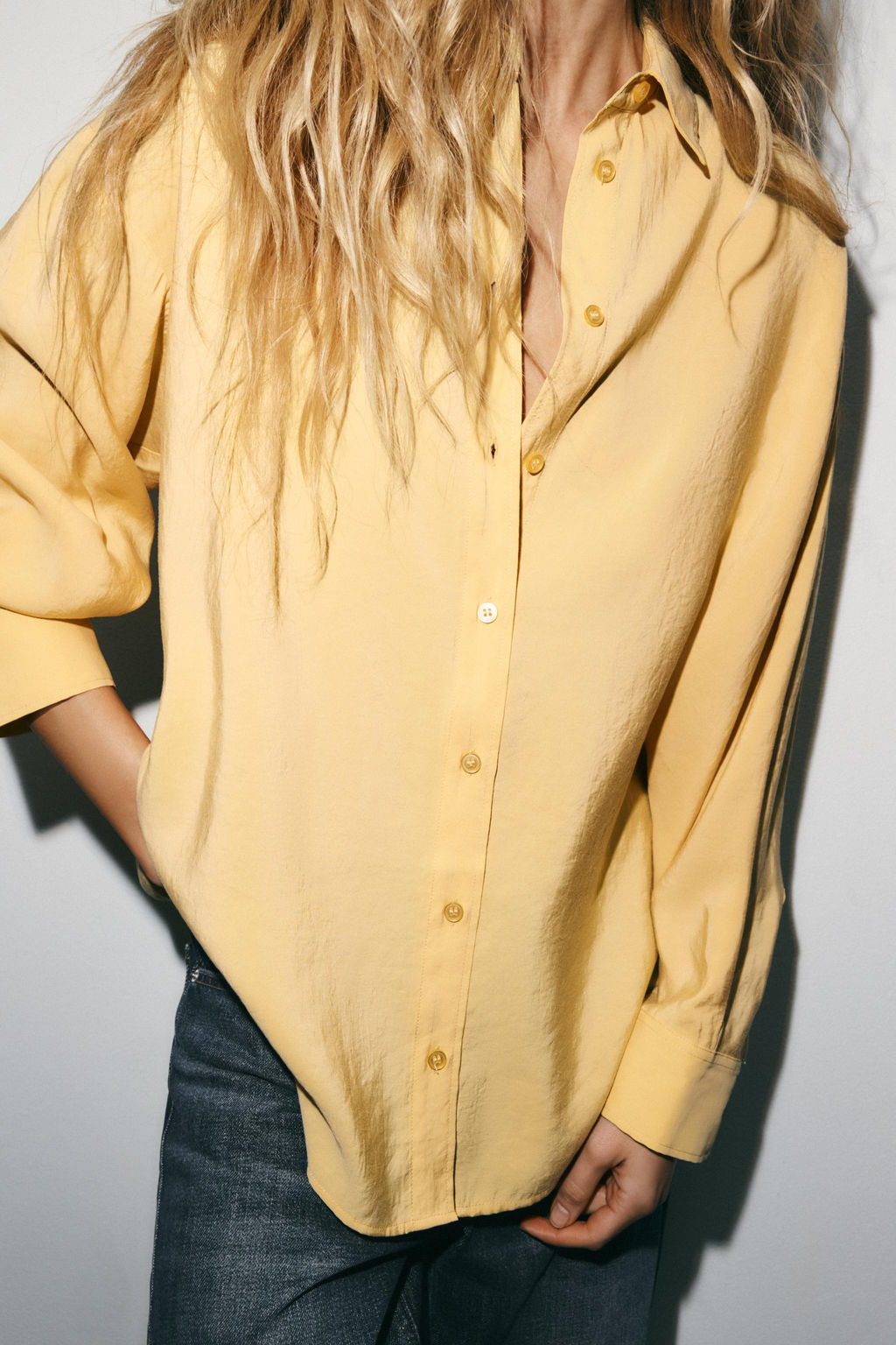 OVERSIZE FLOWING SHIRT - Zara фото 2