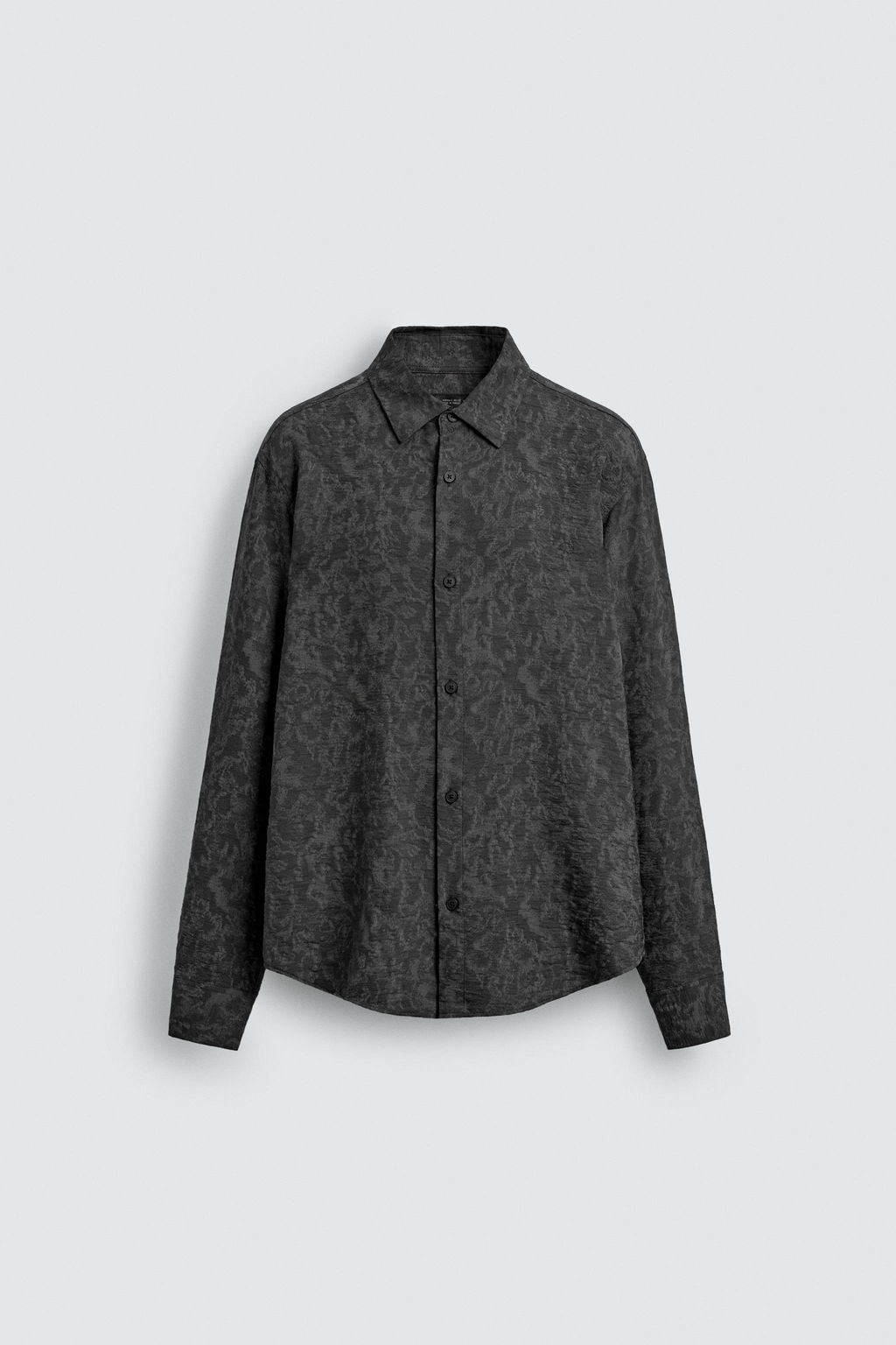 FLUID FLORAL JACQUARD SHIRT - Zara фото 7
