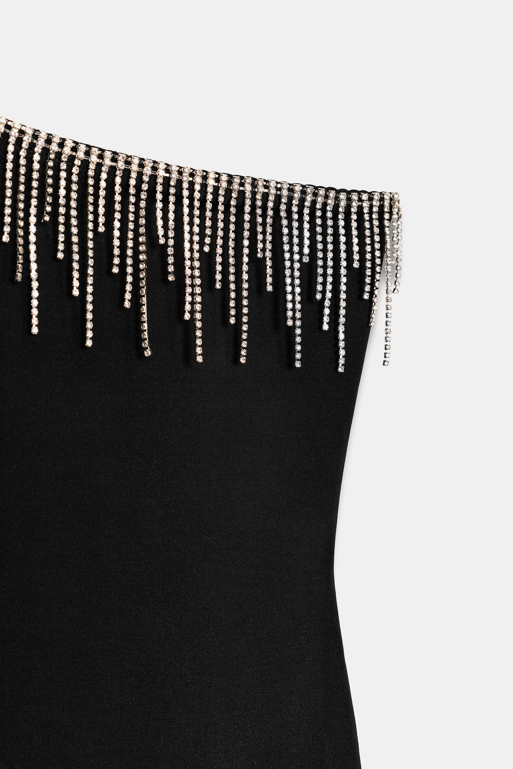 ASYMMETRIC FRINGED SHIMMER BODYSUIT - Zara фото 8