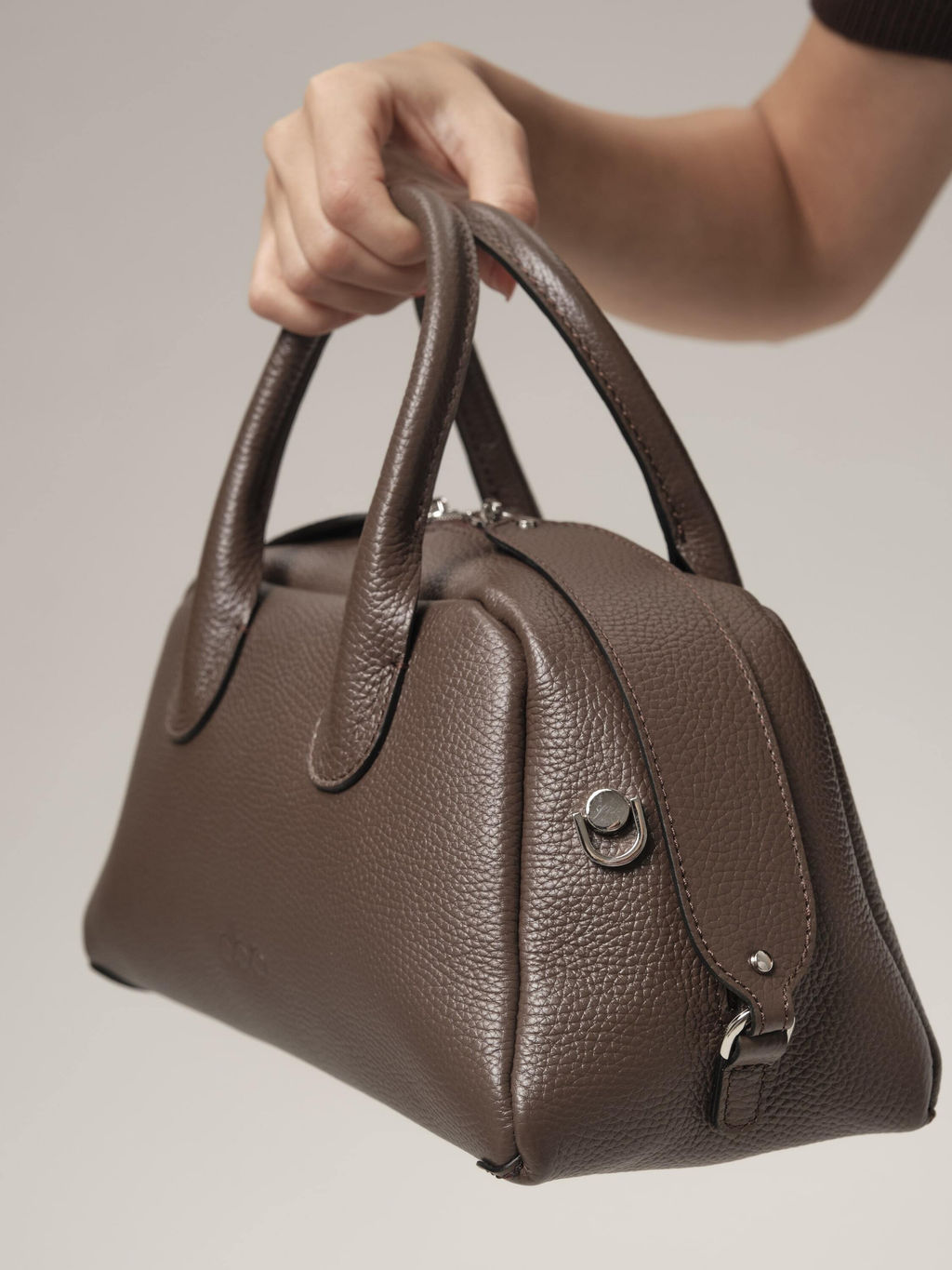 Кожаная сумка Kandys DBR 31206 коричневый торф  фото 8