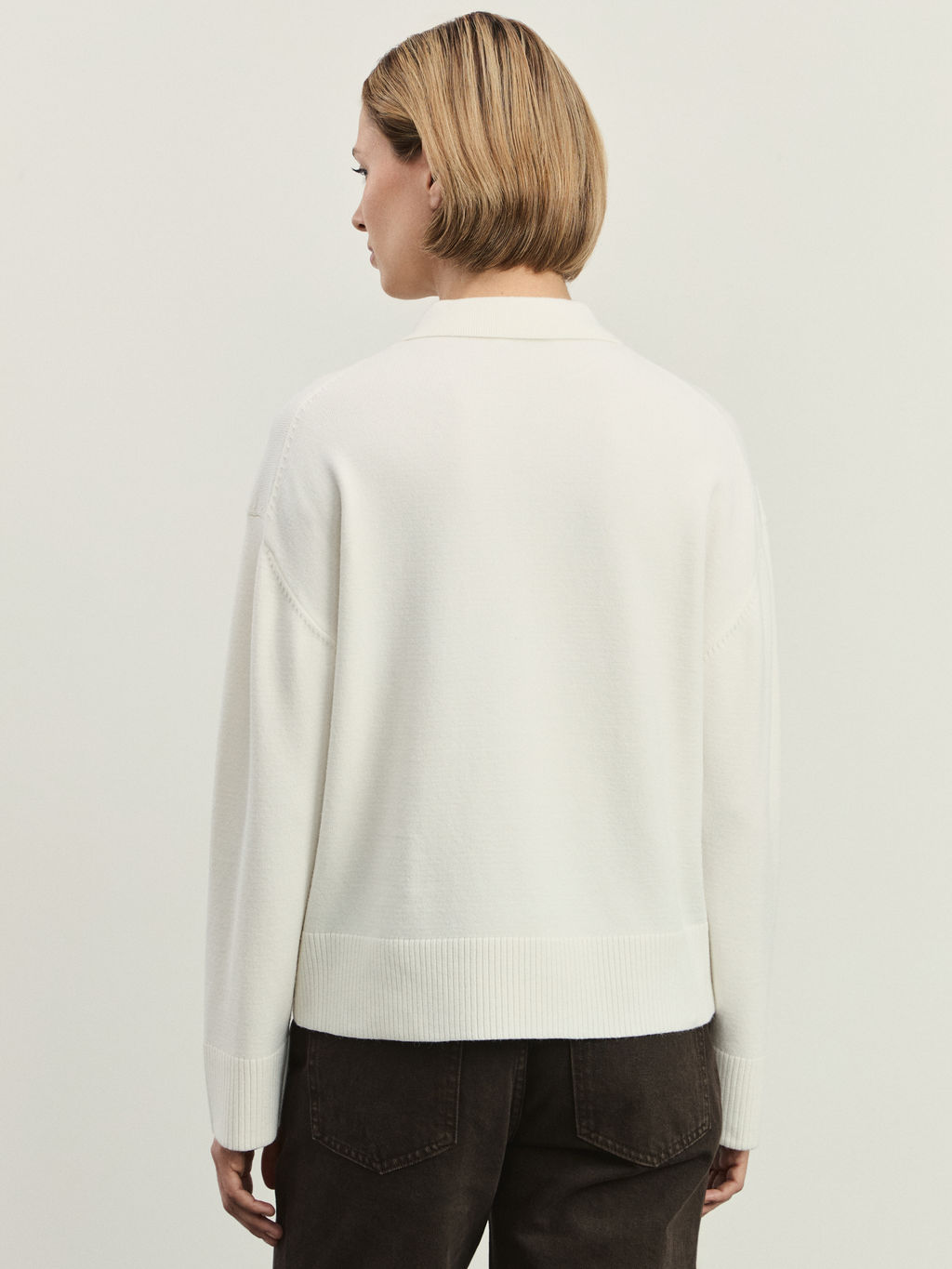 Джемпер поло из вискозы / Zarina  фото 5