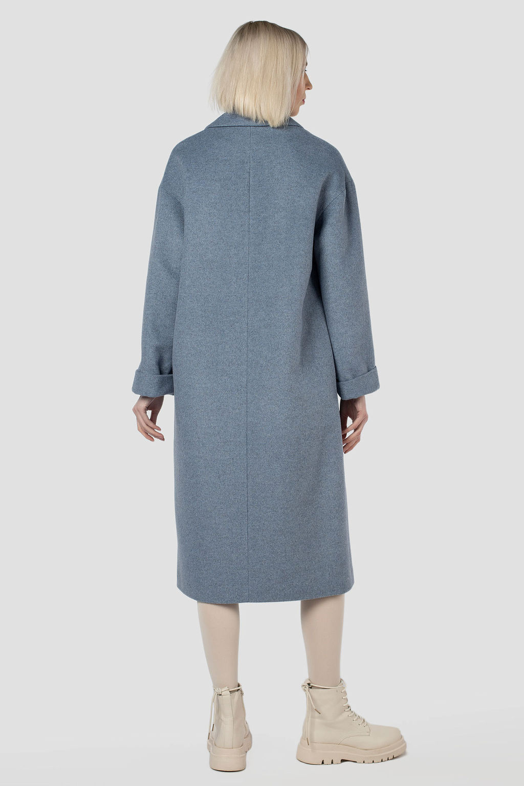 Пальто женское демисезонное (пояс) - El podio фото 4