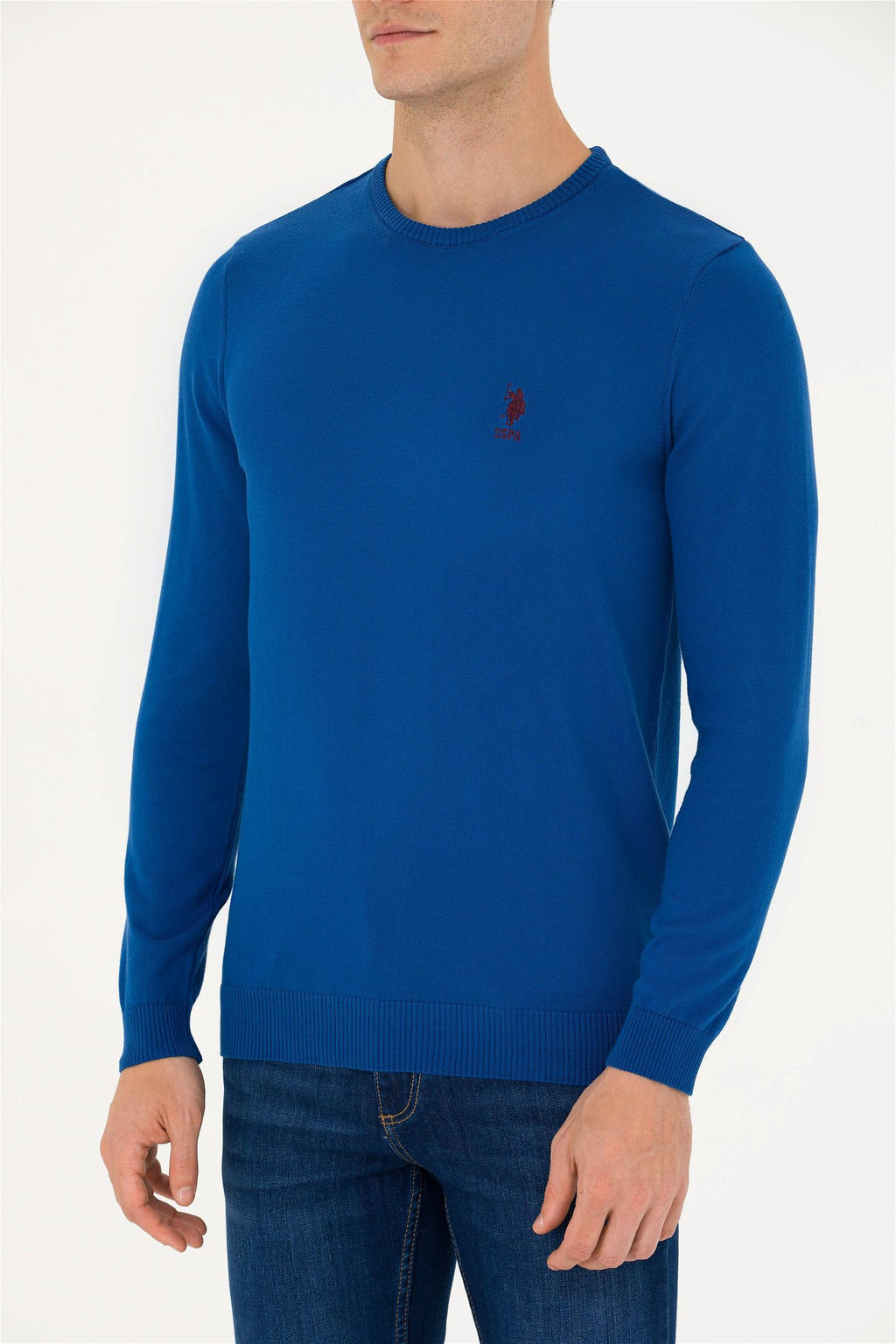 Мужской базовый свитер Saks - U.s. polo assn фото 13