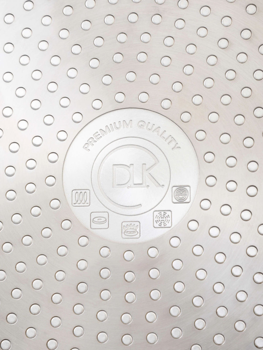 Кастрюля с крышкой стеклянной 18x8 см (2 л) с АПП, цв. черный/золотой, арт. 3000-BK/GD-18 - D.L.K. фото 4