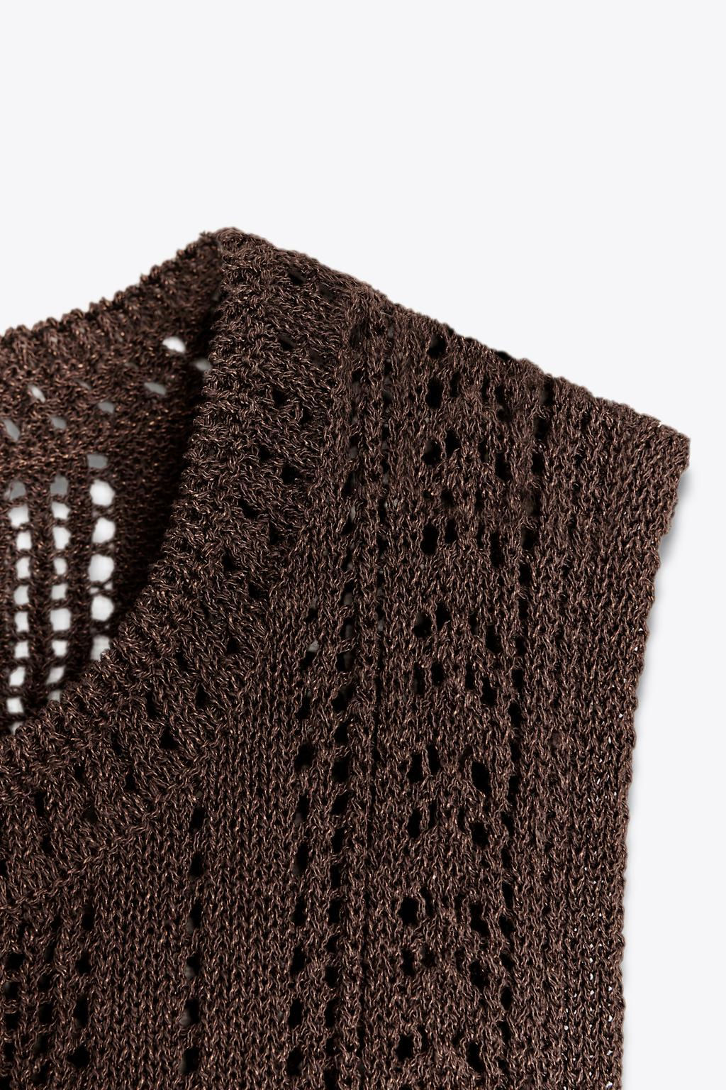 KNIT MINI DRESS - Zara фото 7