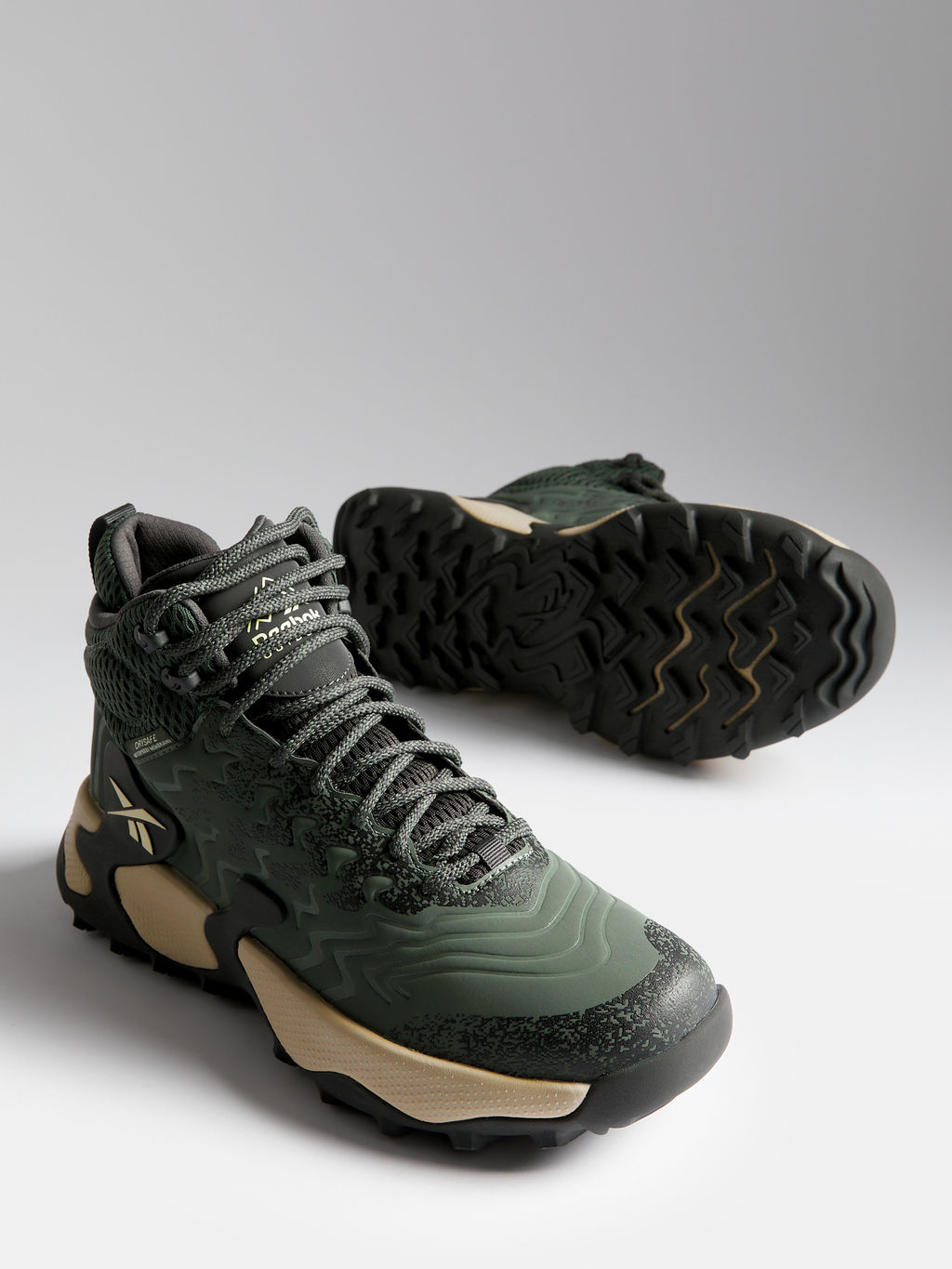 Мужские высокие кроссовки REEBOK KITARI DMX Артикул 4495784, темно-зеленый
