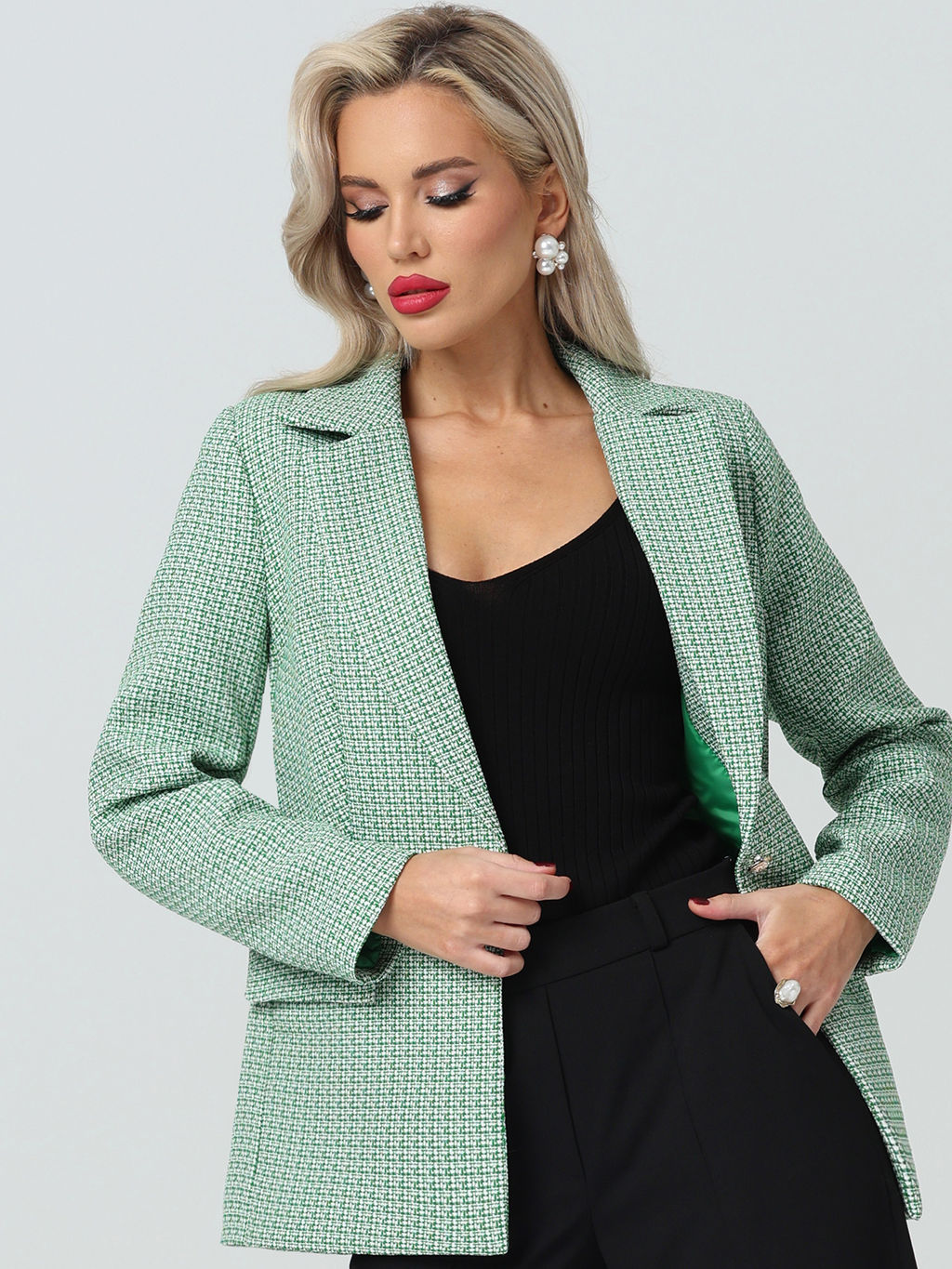 Жакет Секрет удачного образа, грин - Dstrend фото 3