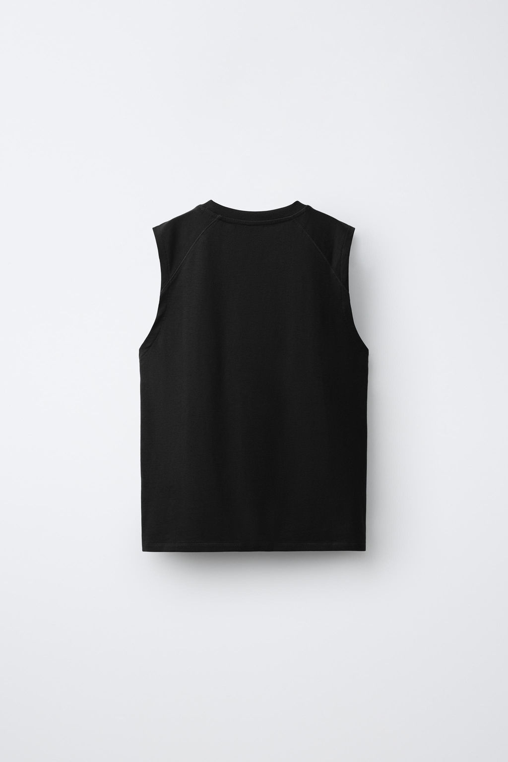 CAMISETA MANGA SISA / Negro - Zara фото 2