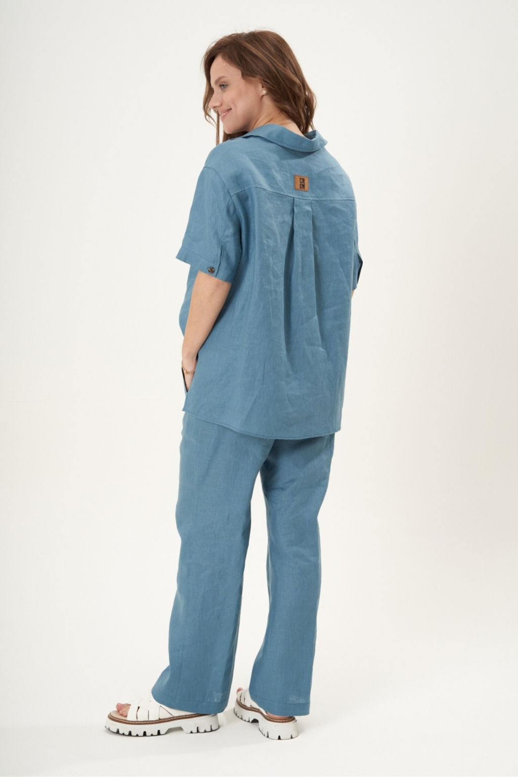 Костюм брючный 4556 бирюза - Fantazia mod фото 2