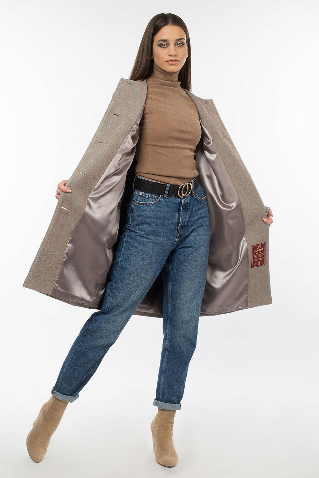 Пальто женское демисезонное - El podio фото 2