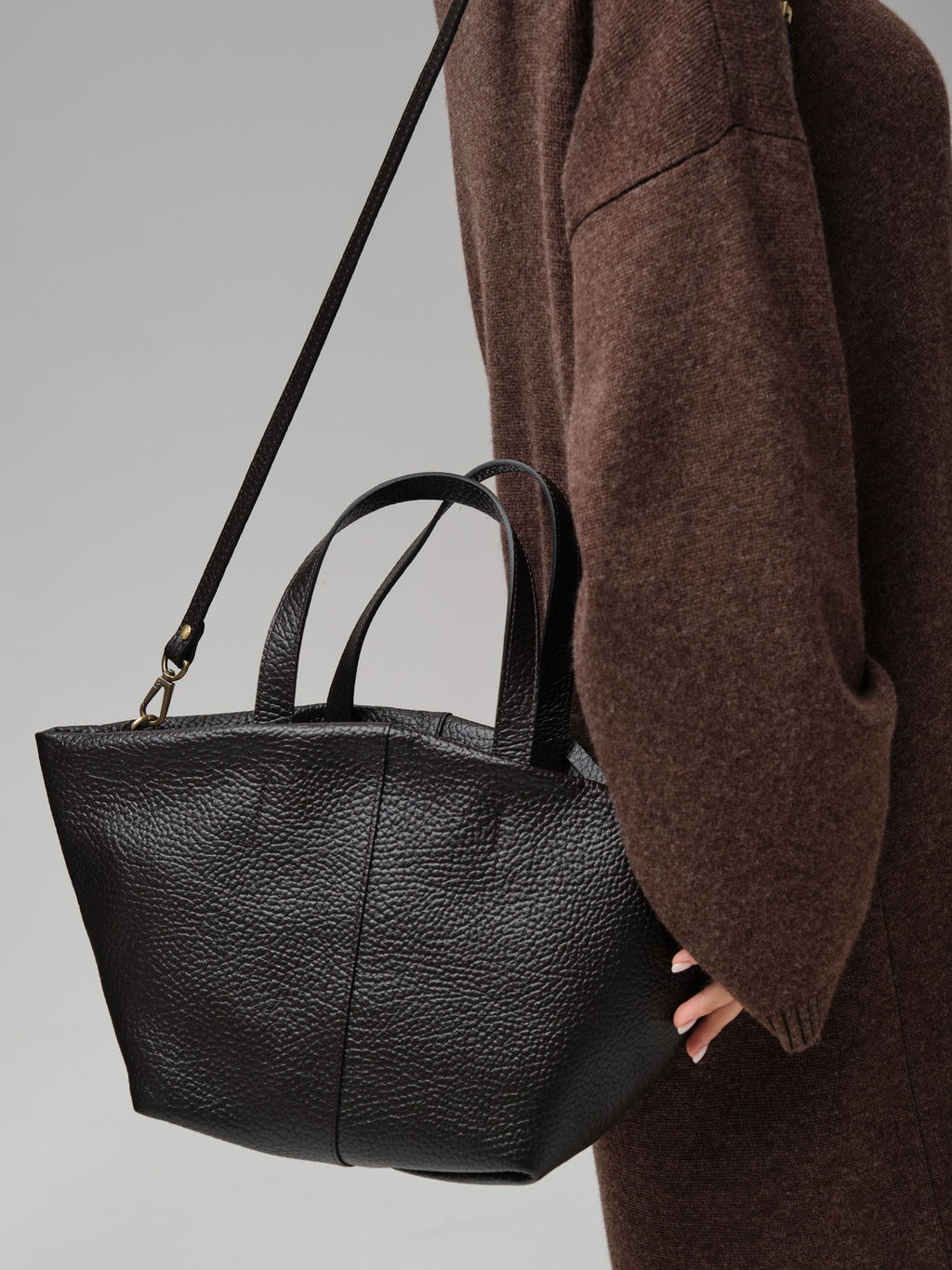 Кожаная сумка Azaro 31355 темно-коричневый