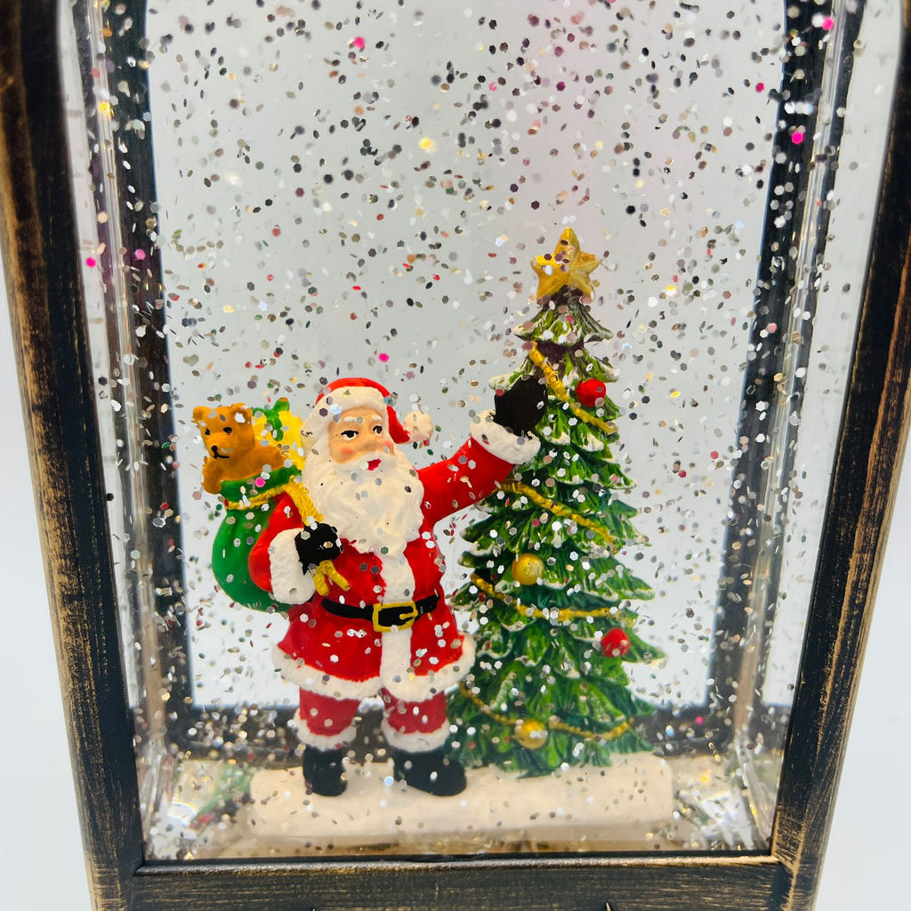 Новогодний декор Фонарь стекло - 23 см (арт. 23014A/23014B/23014D) в ассортименте - Ип лебедев о.ю фото 10