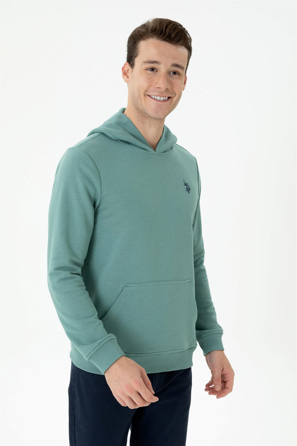 Мужской мятный свитшот - U.s. polo assn фото 10