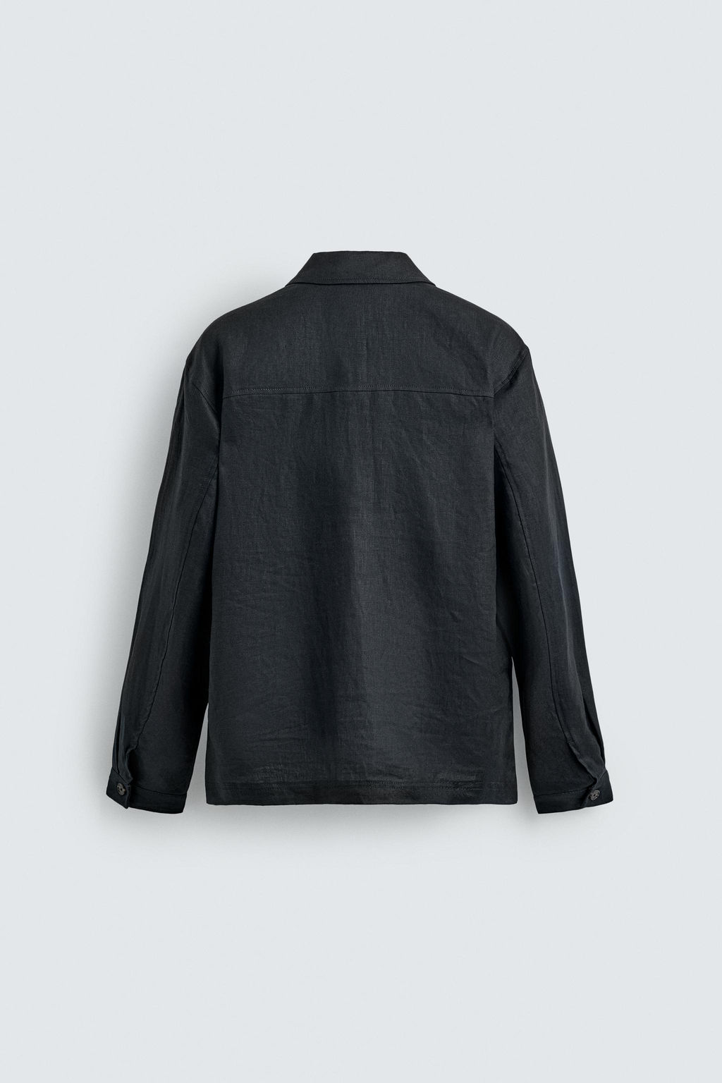 SOBRECAMISA 100% LINO / Marino - Zara фото 8