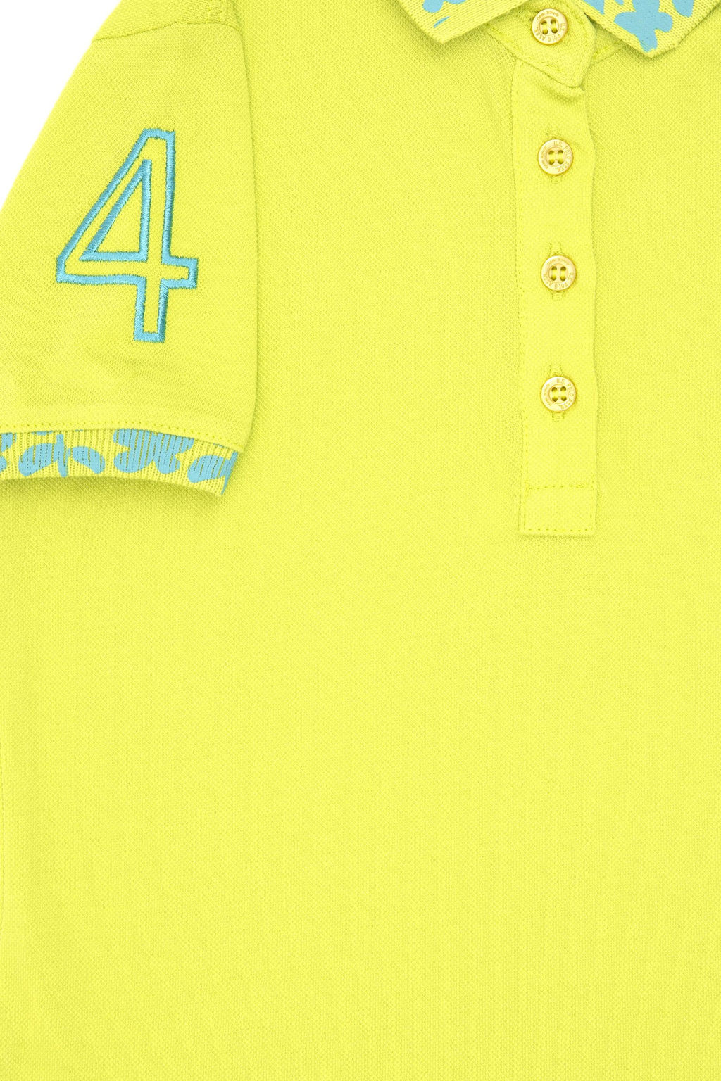 Базовая футболка фисташкового цвета для девочек - U.s. polo assn фото 4