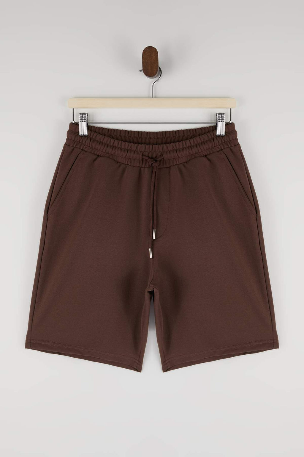 Kahverengi Basic Oversize/Genis Kesim Lastik Belli Bagc?kl? Sort TMNSS22SR0257