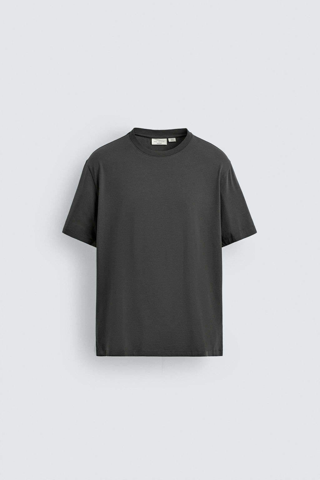 CAMISETA MEDIUM WEIGHT REGULAR FIT ORIGINS / Carb?n - Zara фото 6