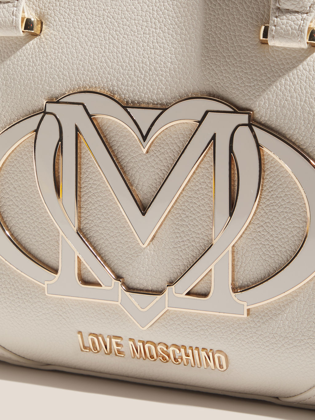 Женский тоут LOVE MOSCHINO LO_GO Артикул 4561136, молочно-белый  фото 3