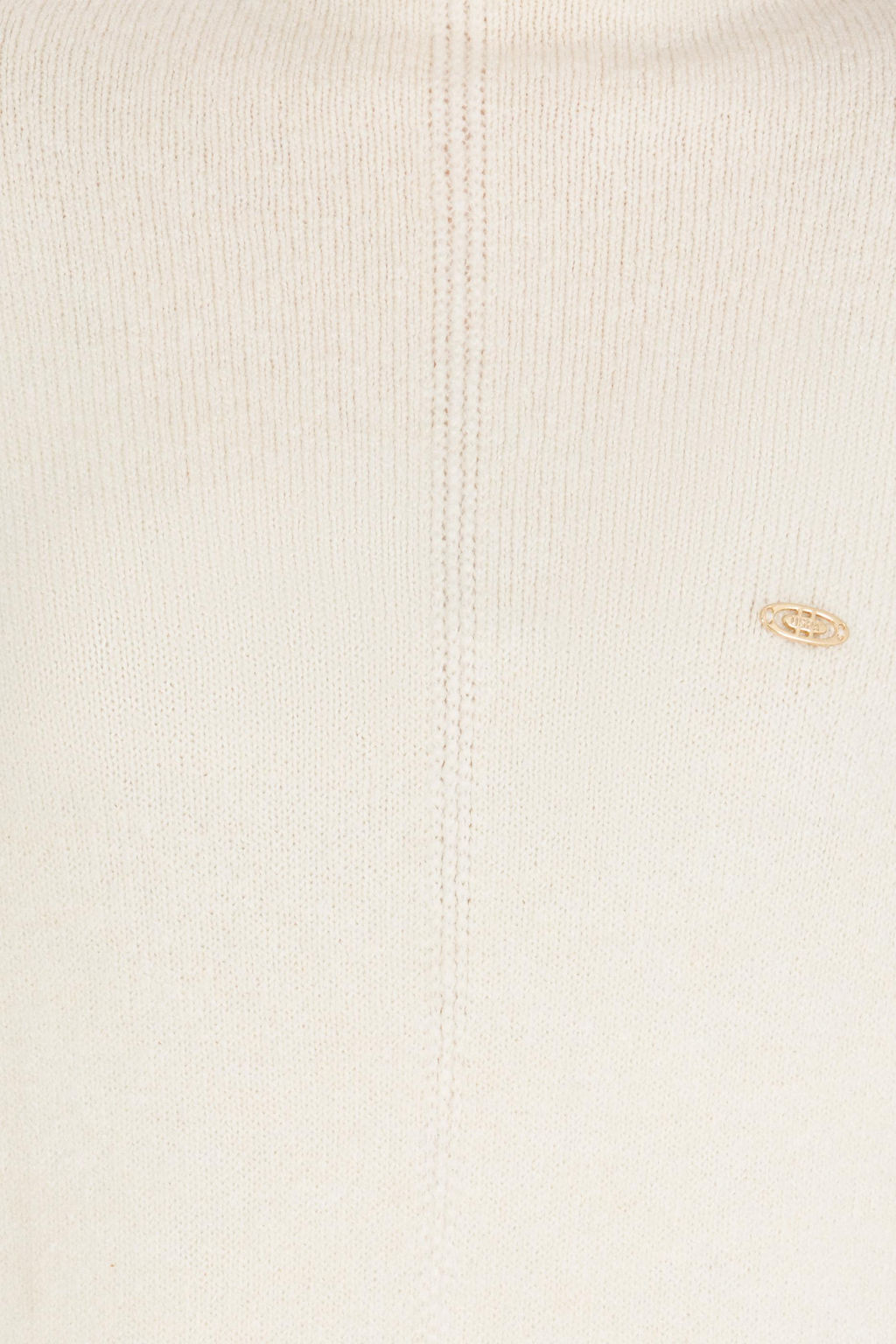 U. S. Polo Assn Женское трикотажное платье кремового меланжевого цвета - U.s. polo assn фото 5