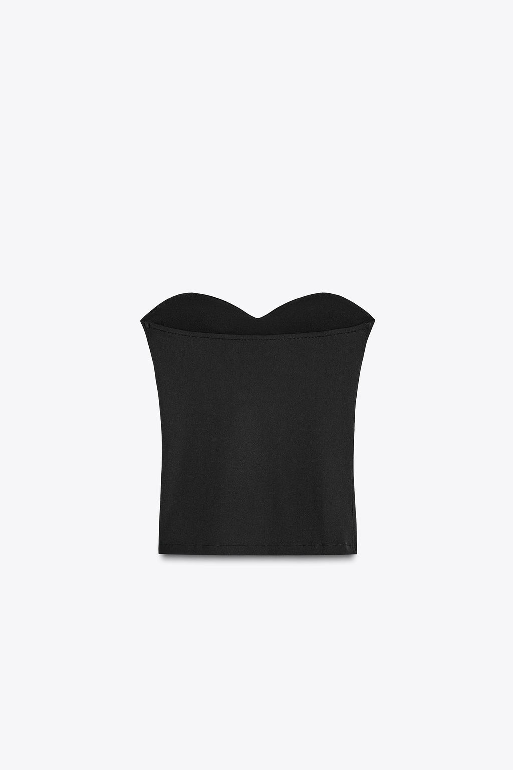 TEXTURED BANDEAU TOP - Zara фото 31