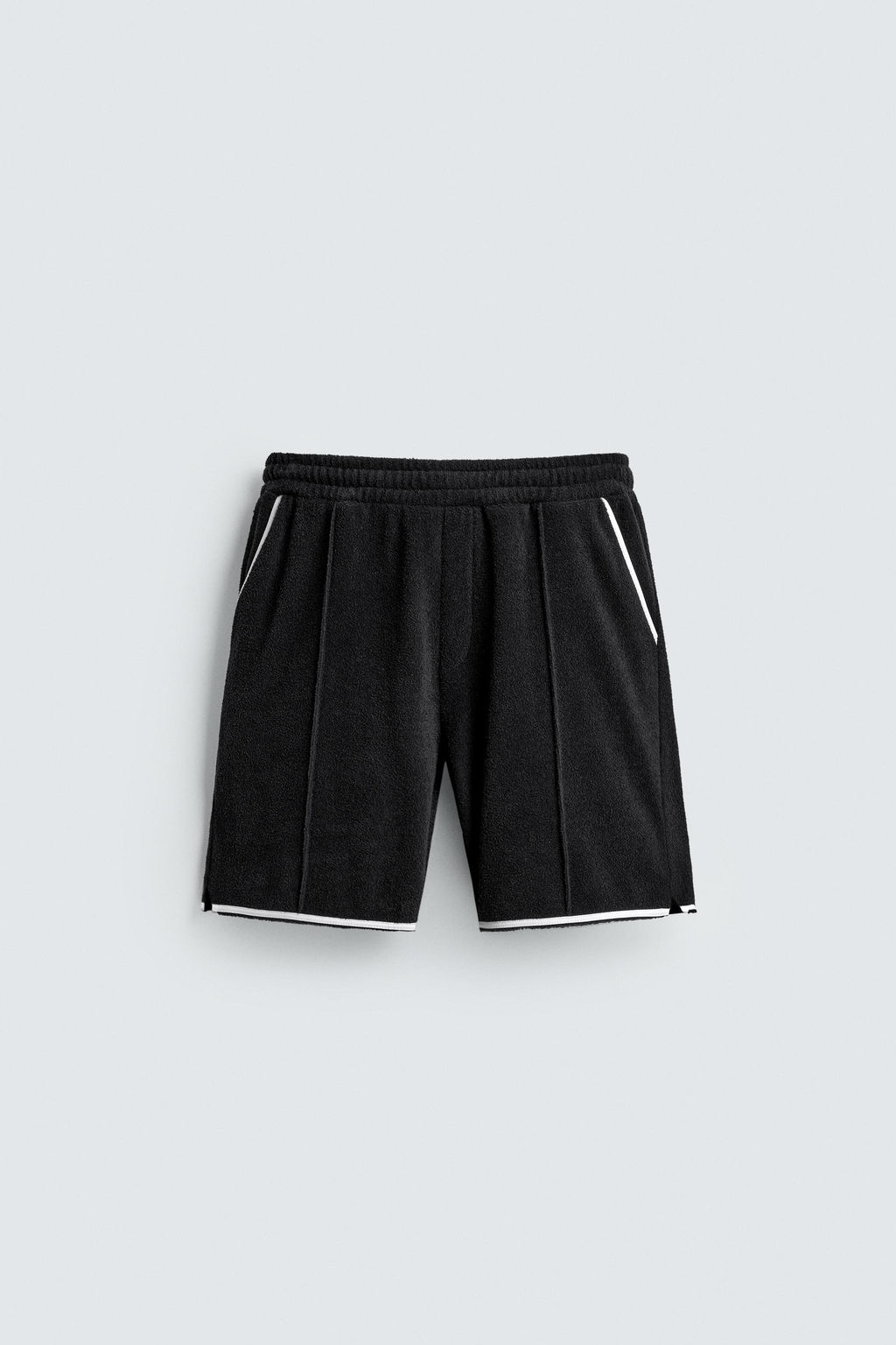 CONTRAST TOWELLING BERMUDA SHORTS - Zara фото 6