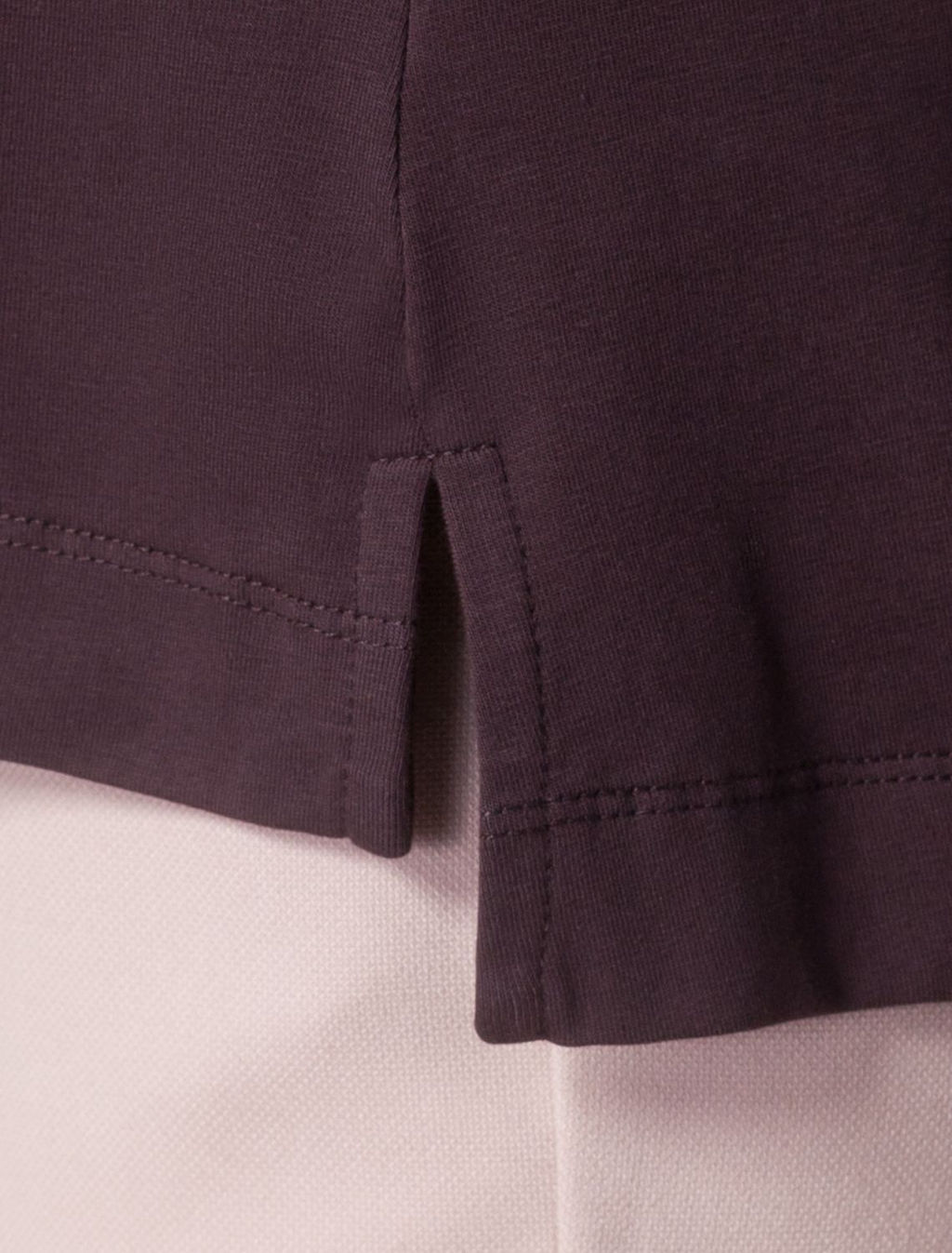 Блузка трикотажная на золотистых пуговицах из премиального хлопка - Vilatte фото 3