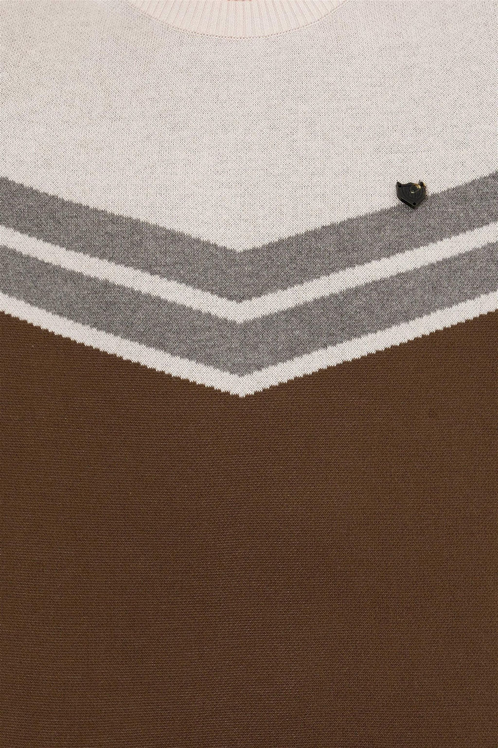 U. S. Polo Assn Мужской вязаный свитер кокосового цвета с круглым вырезом - U.s. polo assn фото 12