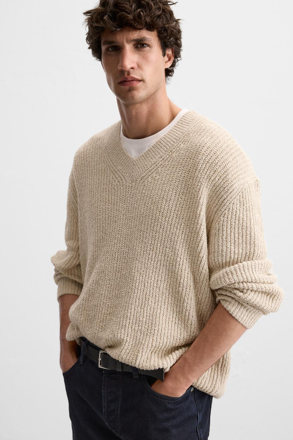 BOUCLE TEXTURE SWEATER - Zara фото 5