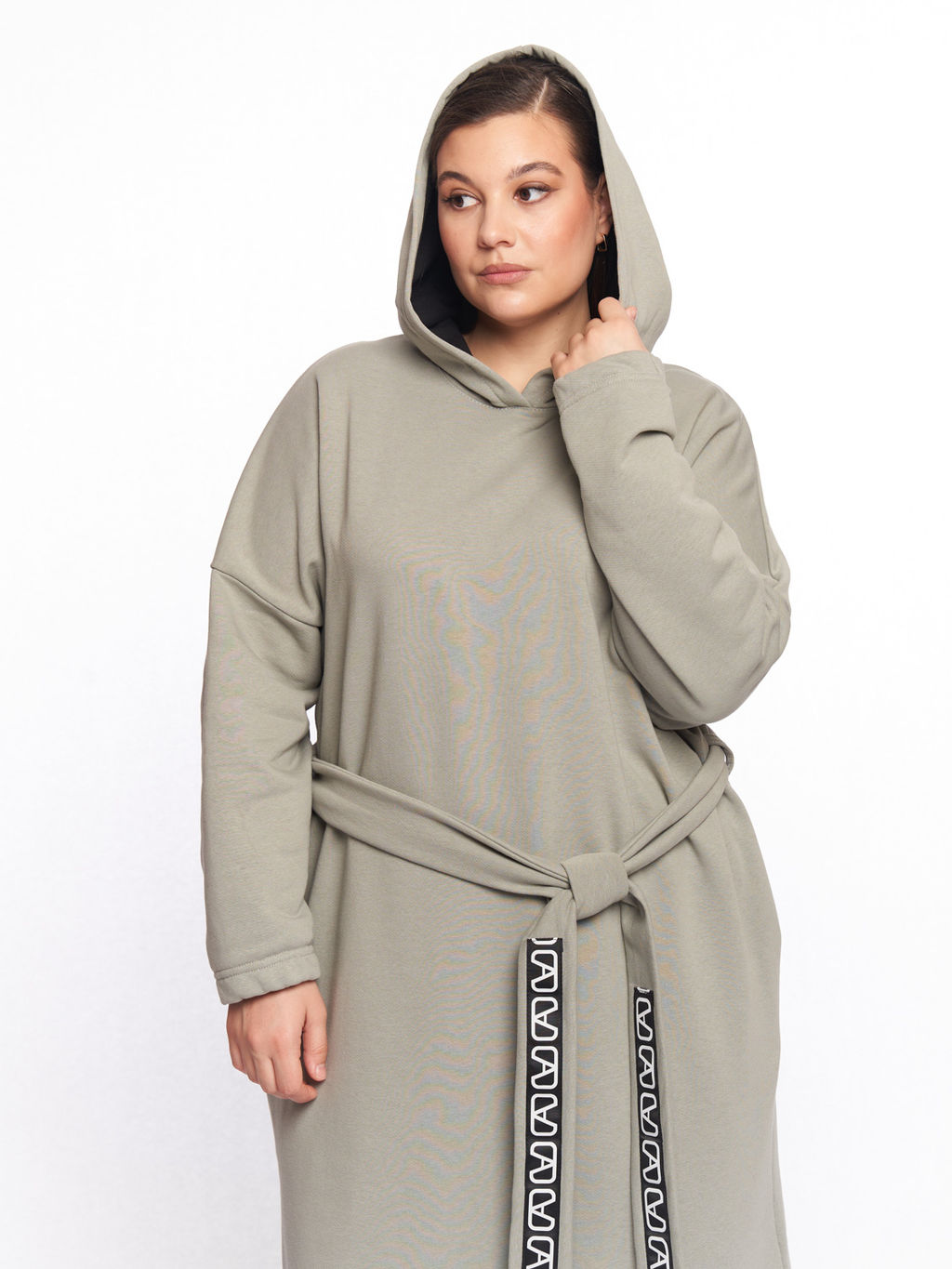 Платье с капюшоном PP83502GRN53