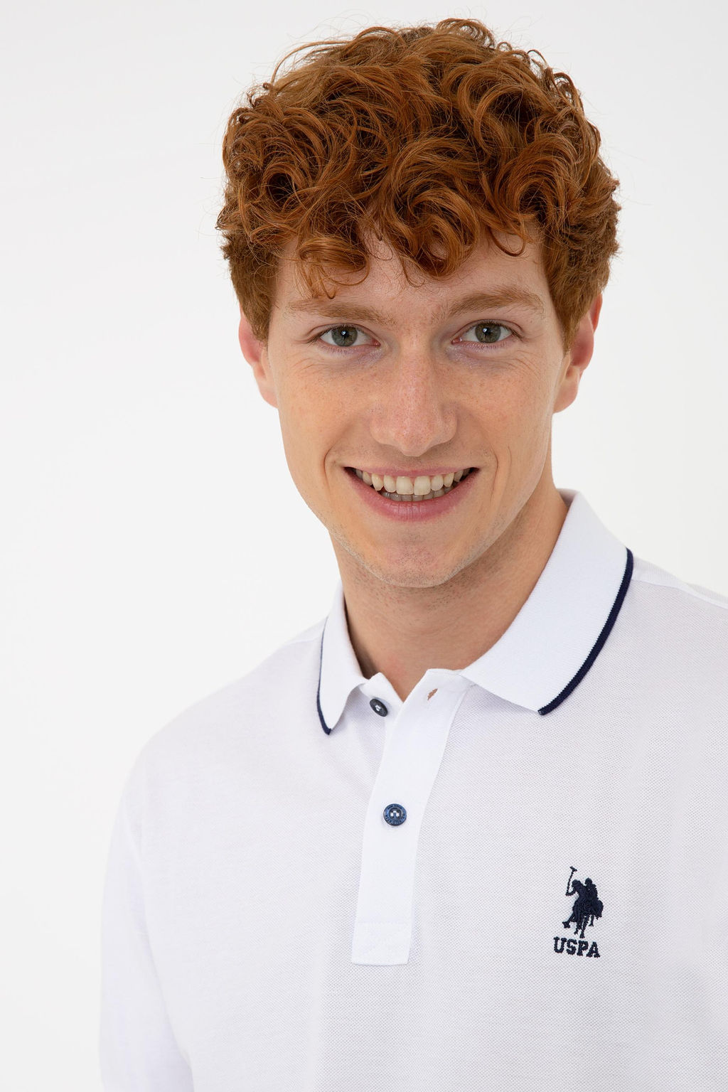 Мужская белая базовая футболка Неожиданная скидка в корзине - U.s. polo assn фото 2
